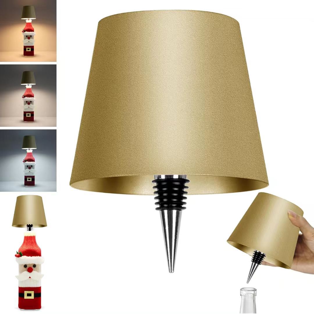LED Creative Wine Bottle Light for Bar: Movable, Rechargeable, RGB Dimmable Decorative Bottle Lamp