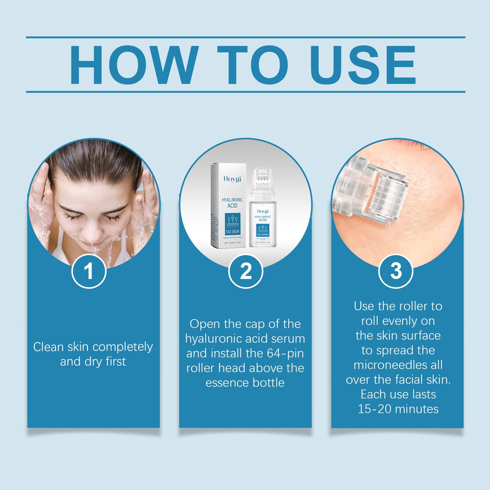 Hyaluronic Acid Face Serum, Radiant Facial Skin Improves Skin Pores And Hydrates