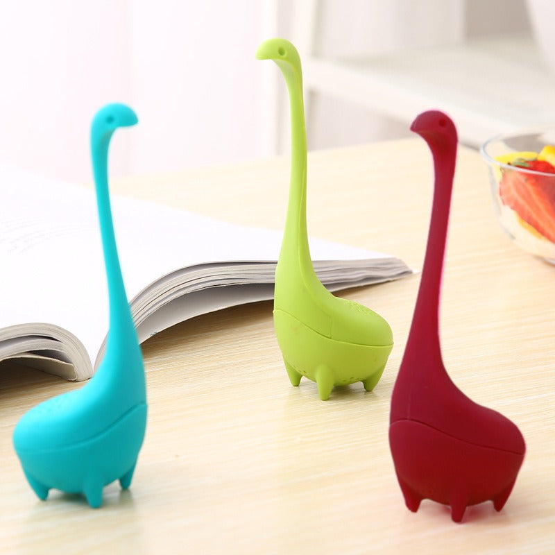 Water Monster Silicone Tea Filter Tea Glass Nice Lake Water Monster Tea Brewer