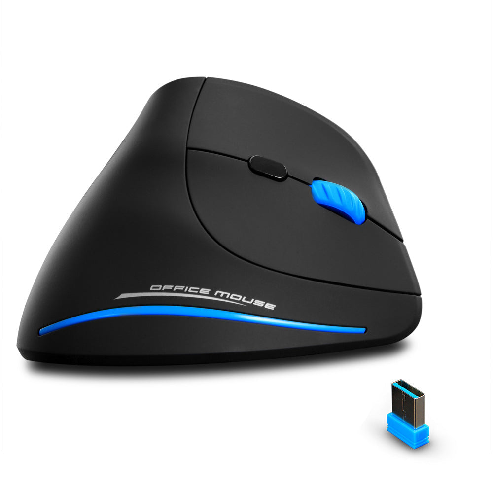 ZELOTES F-35A Vertical Mouse Grip Ergonomic Laptop Desktop Wireless Mouse