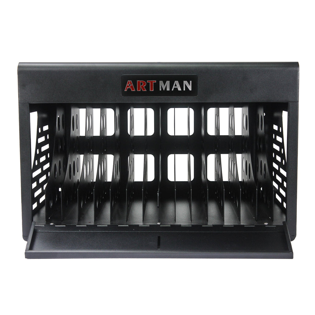 16 Bay Charging Cabinet for Laptop Chromebook Locking Charging Station-BLACK