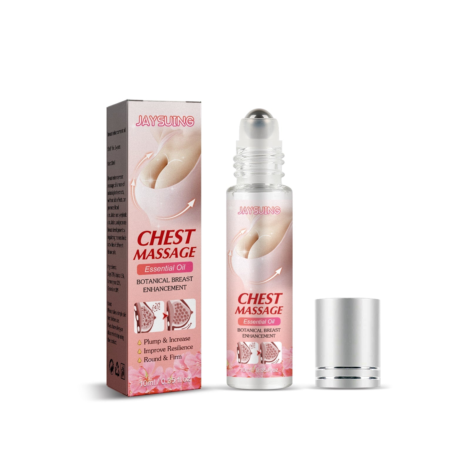 Beauty Ball Essential Oil, Firming Plump Massage Beauty Breast Care Essential Oil