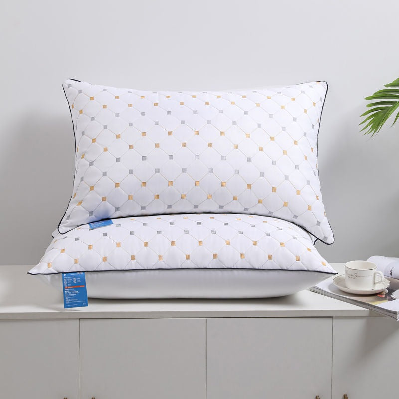 Thickened washable pillows hotel pillows home pillows student dormitory pillows neck protection pillows pillows