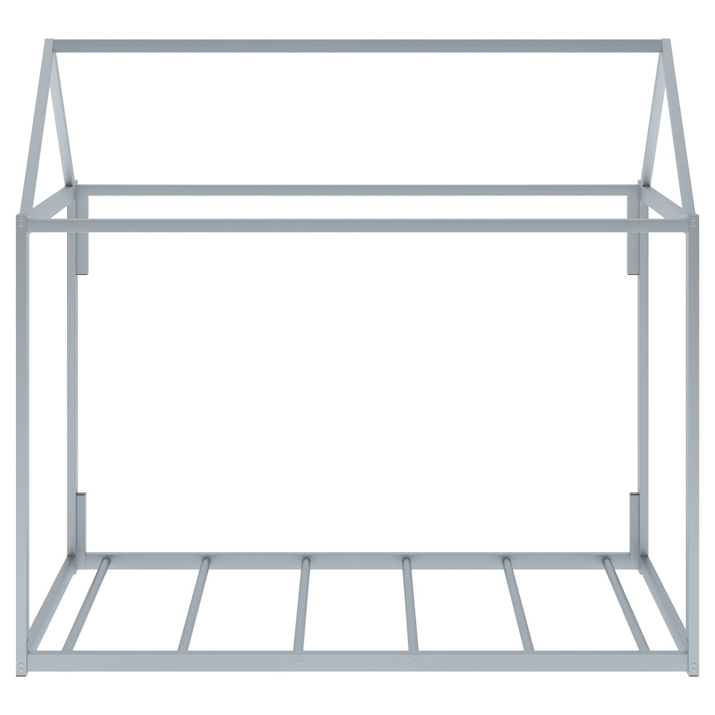 Metal House Shape Platform Bed twin