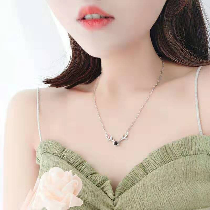 100 Languages I Love You Necklace Tiktok Same Love Memories Along the Way You 520 Pendant Love Gifts