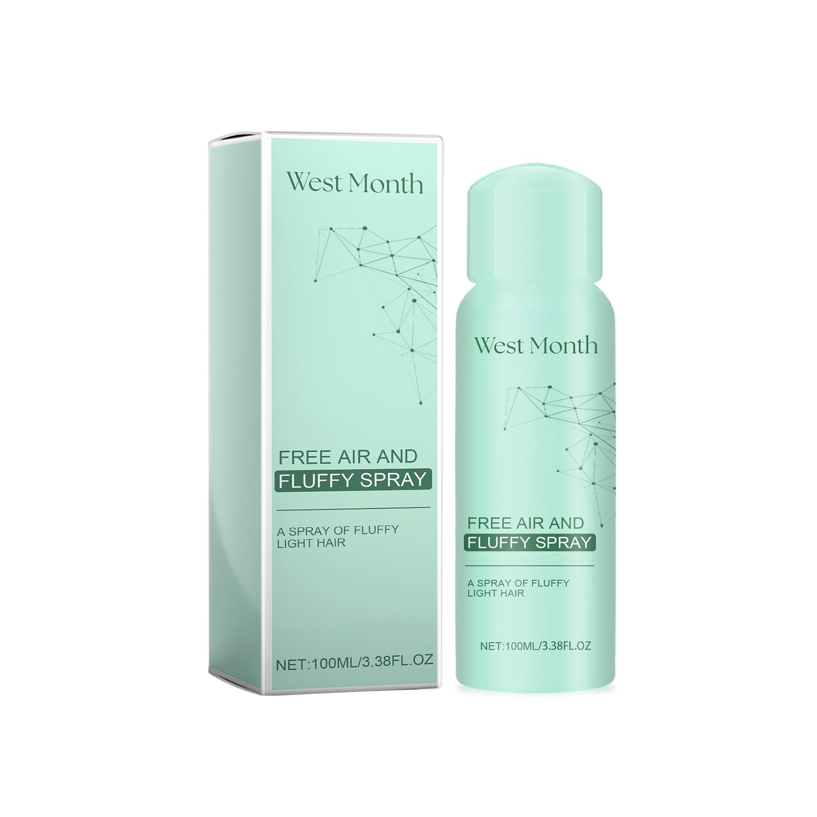 Free Air And Fluffy Spray, Lazyless Leave-In Spray Hair Feels Fluffy And Not Greasy
