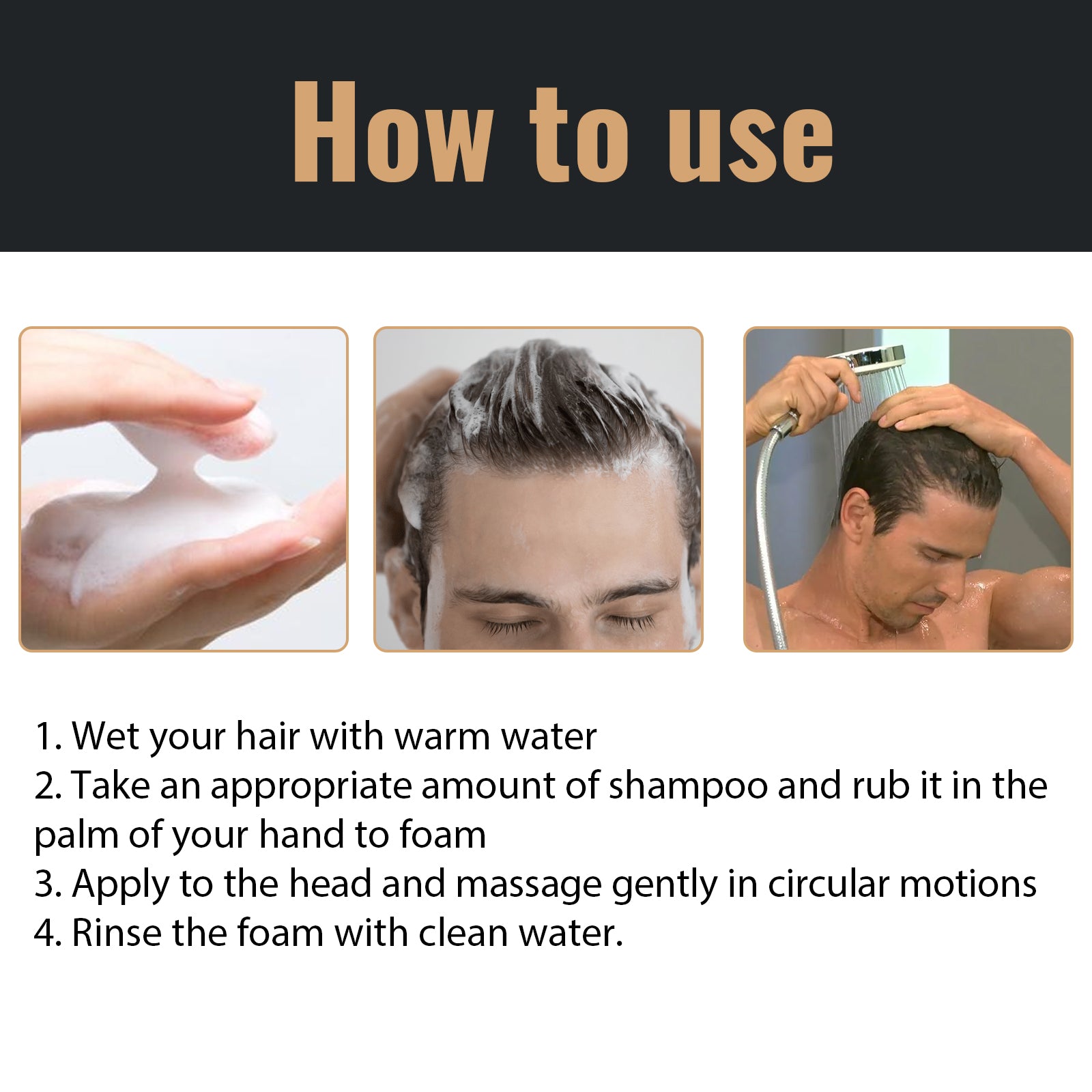 Hair Conditioner, Anti-Loss Hair Dense And Fluffy Hair Supple Strong Repair Shampoo