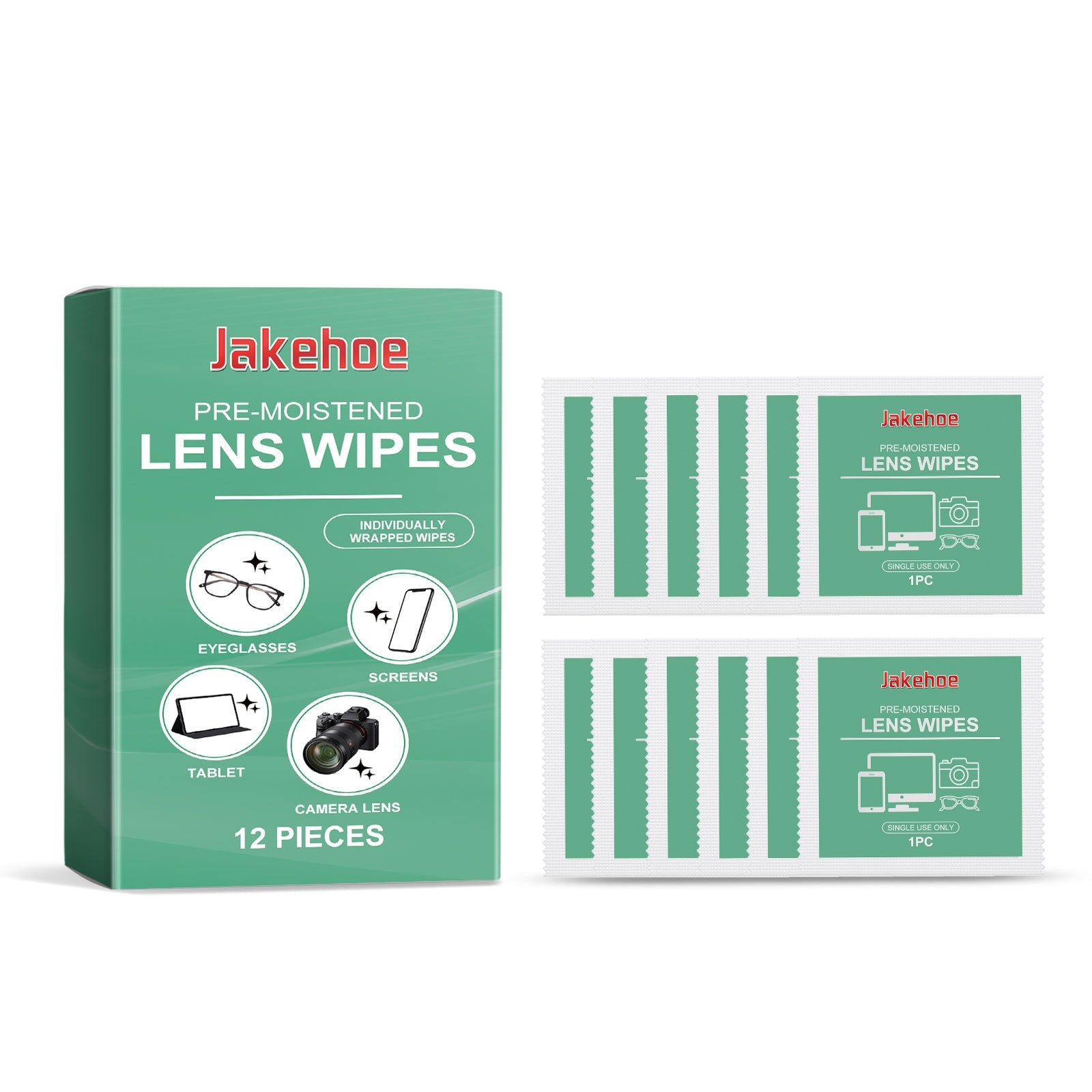 Lens Cleaning Wipes Eyeglass Screen Wipes Individual Package Carry Cleaning Wipes With You