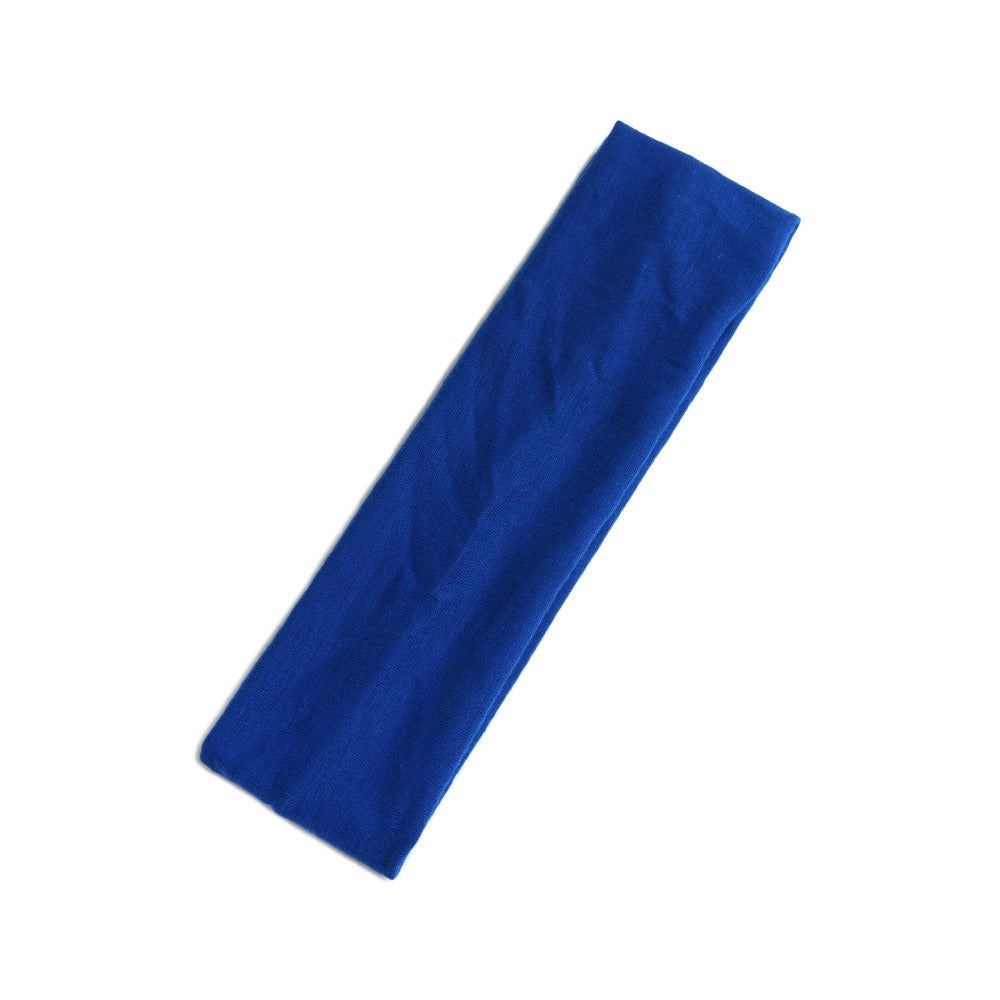 Simple Sports Headband Running Sports Anti Sweating Yoga Headband Unisex Solid Color Single Loop Headband