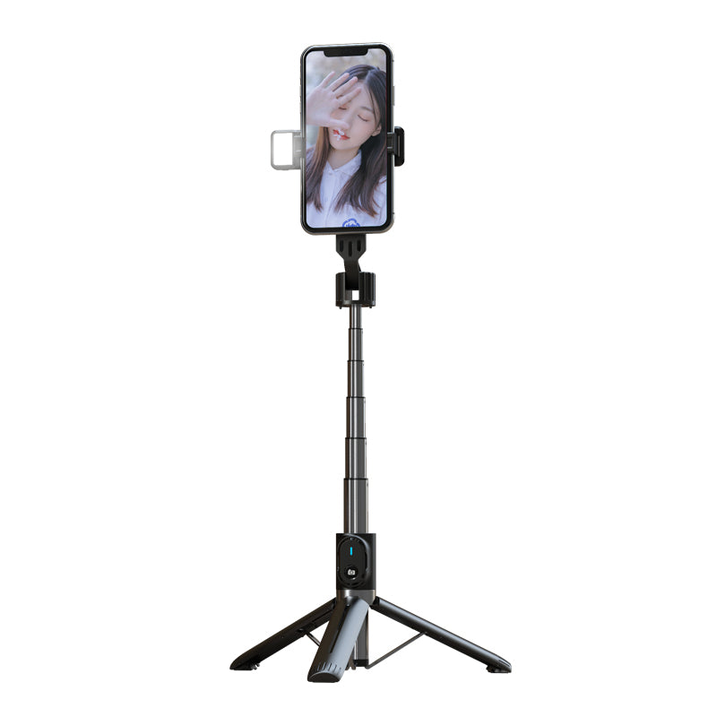 New P90 Series Tripod Reinforced Selfie Stick Outdoor Mobile Phone Live Support Dual Fill Light Selfie Stick