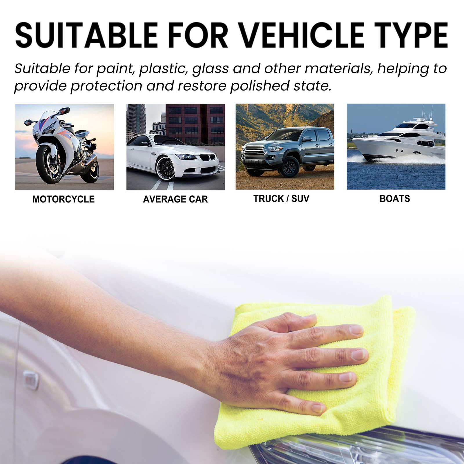 Automotive Coating Agent, Hydrophobic Crystal Polishing Maintenance Coating Agent For Automotive Waxing Nano Coating