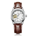 LAOGESH Women's Fully Automatic Mechanical Watch Fashion Hot Selling Night Glow Genuine Leather Steel Band Couple Watch