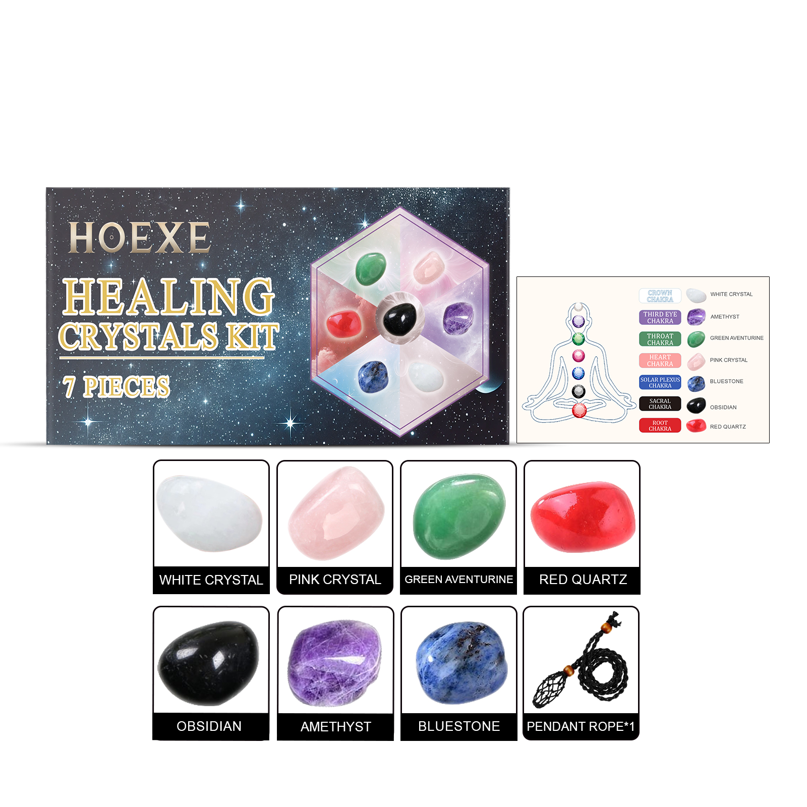 Rolling Stone Crystal Set, Home Living Room Bedroom Interior Decoration Crystal Decoration Crystal Set