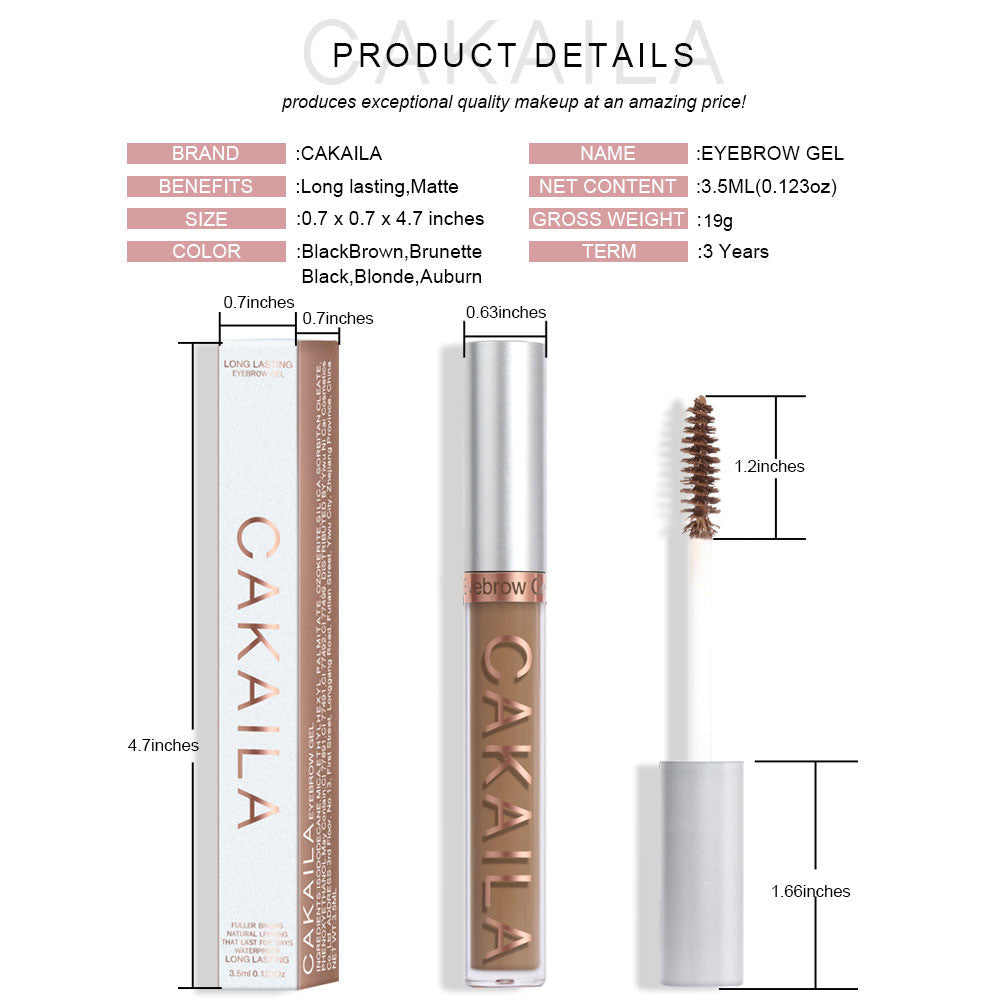 CAKAILA Eyebrow tint matte non smudge coloring long lasting eyebrow styling