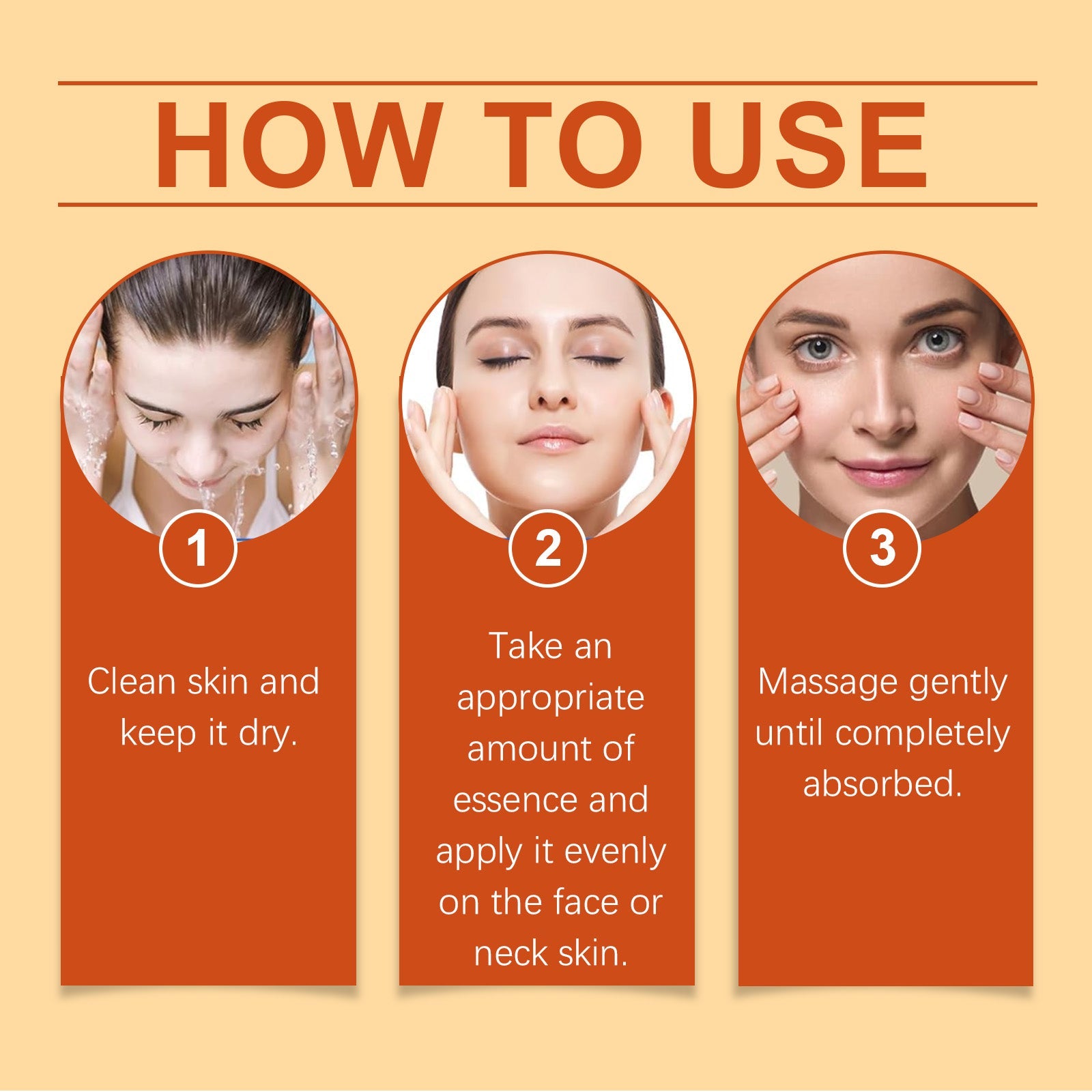 Essence Series, Moisturizing And Brightening Care Facial Skin Hydrating And Moisturizing Skin Firming Care Essence
