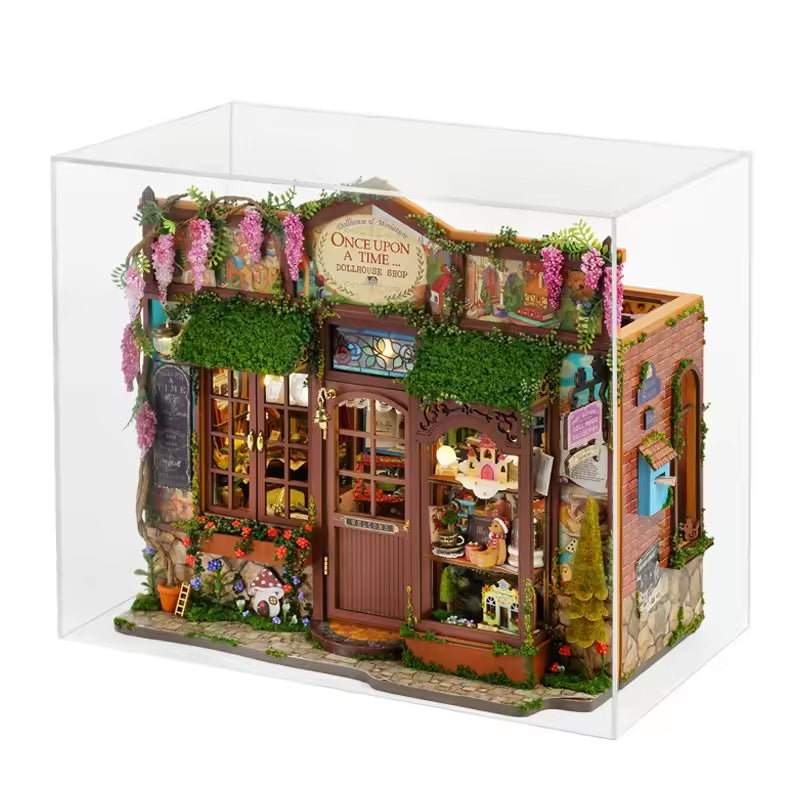 DIY wooden fairy-tale Wonderhous: mini bookends, assembleable houses, gifts, home decor