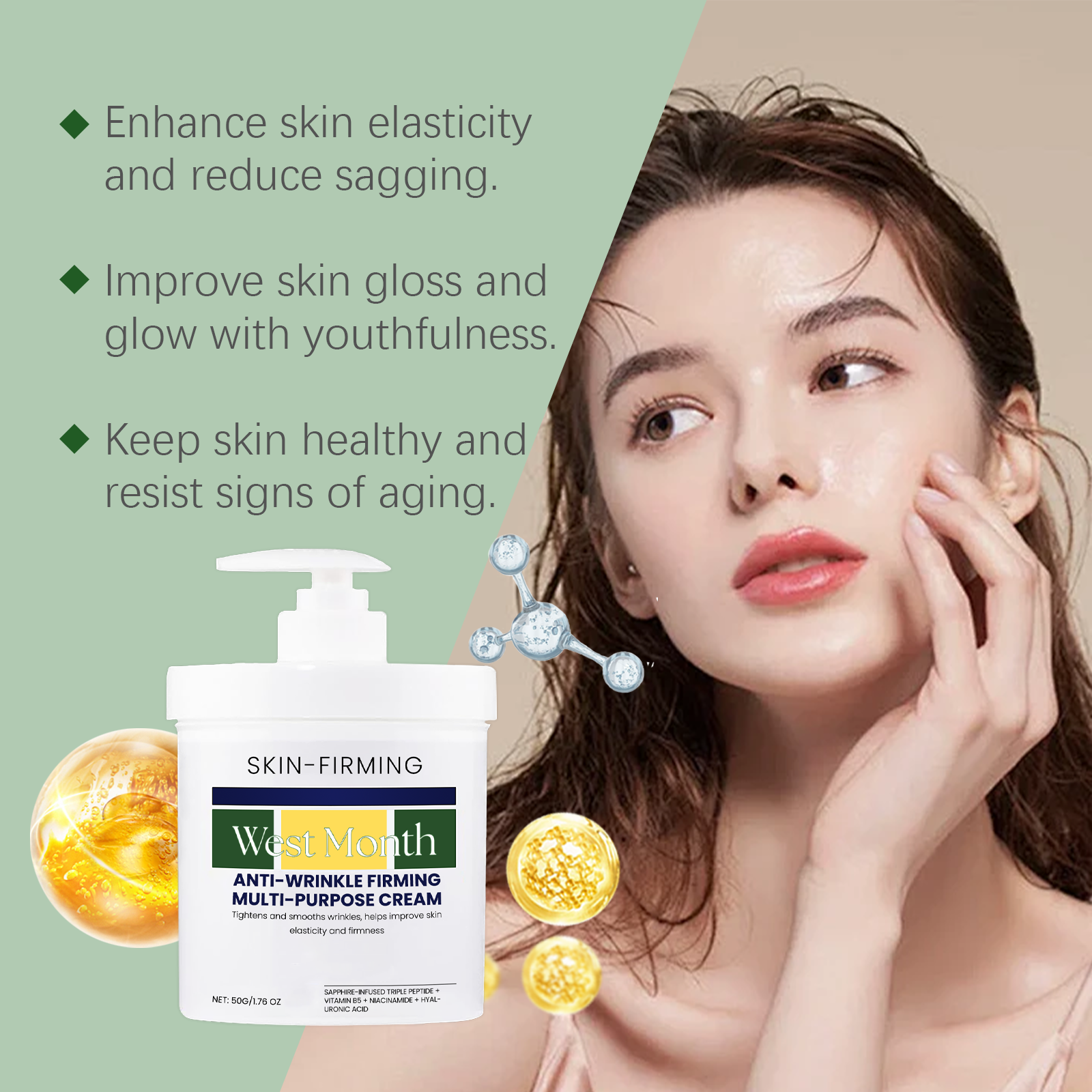 Hydrating & Firming Face Repair Gentle Moisturizing & Brightening Skin Hydrating & Moisturizing Cream