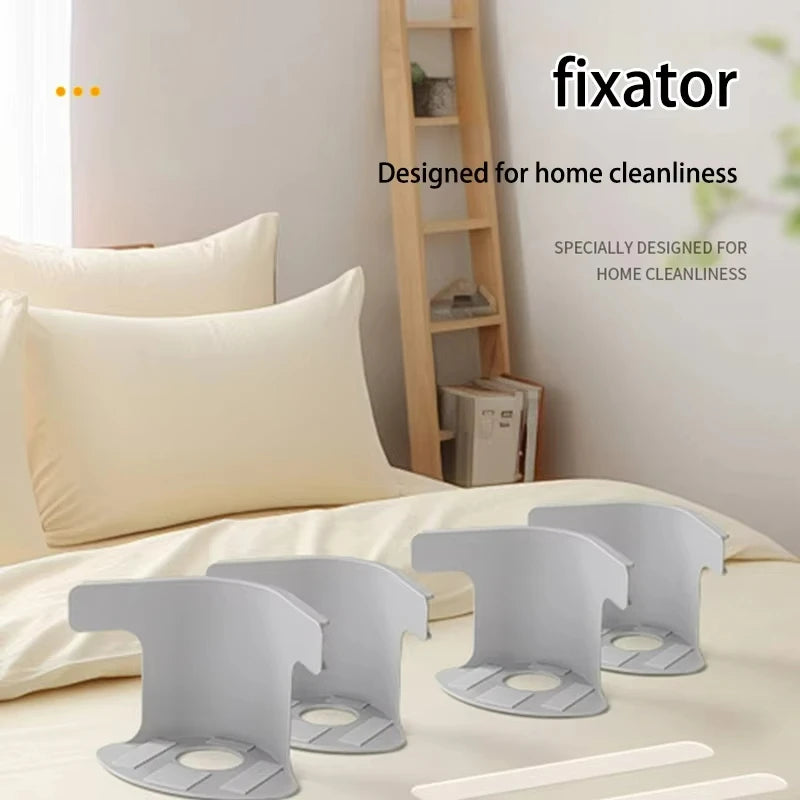 4Pcs Bed Corner Sheet Grippers Straps Heavy Duty Mattress Straps for All Sheet Sizes, Non-Slip Sheet Holders Secure Bed Sheets