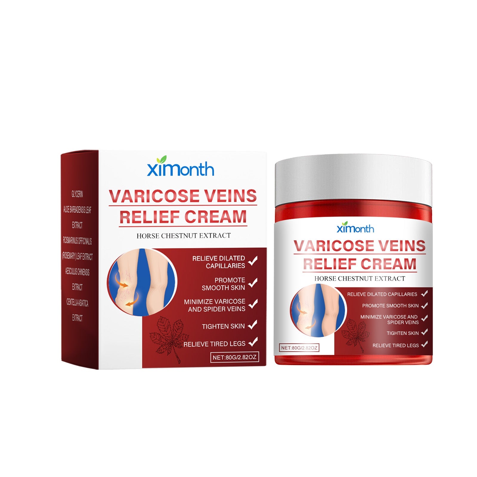 Venous Repair Cream Leg Massage To Relieve Leg Swelling Earthworm Leg Skin Body Massage Cream