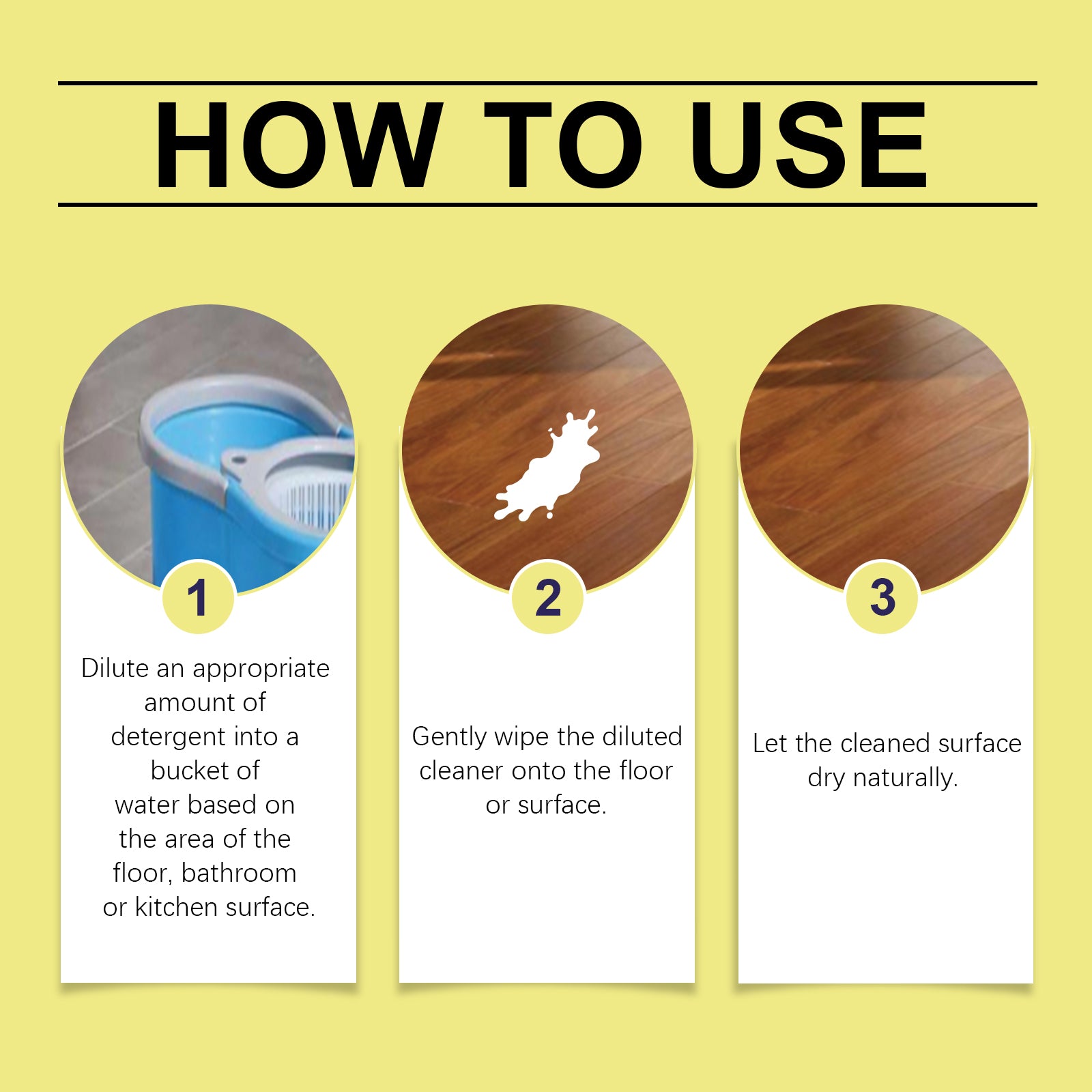 Anti-Fly Floor Cleaner, Clean Floor Stains, Anti-Fly Odor, Fresh Fragrance, Bright And Non-Slip
