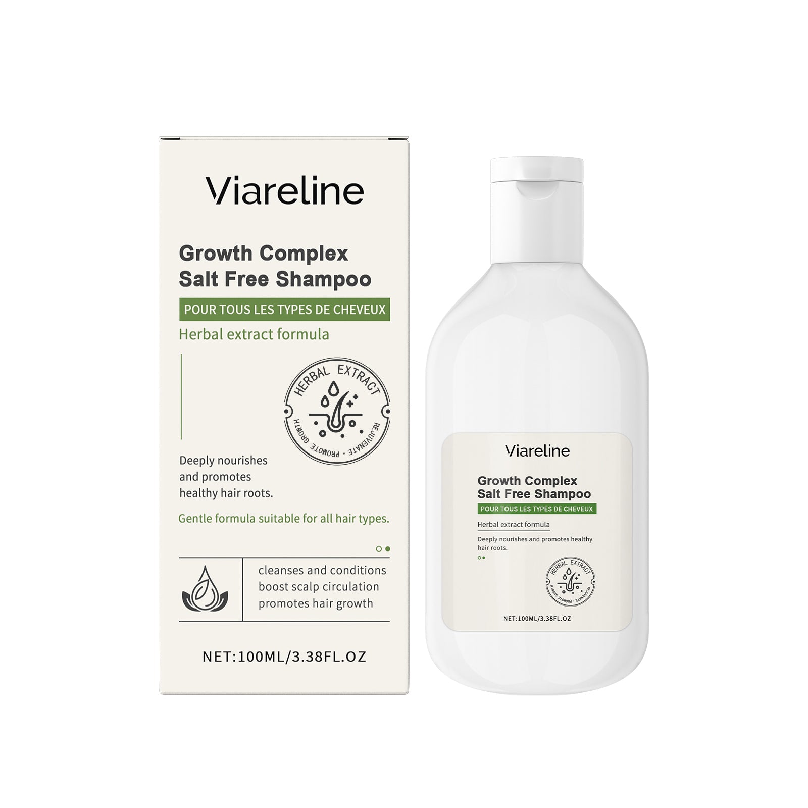 Herbal Hair Care Shampoo Gently Cleanses Scalp And Improves Frizzy Hair Care Shampoo