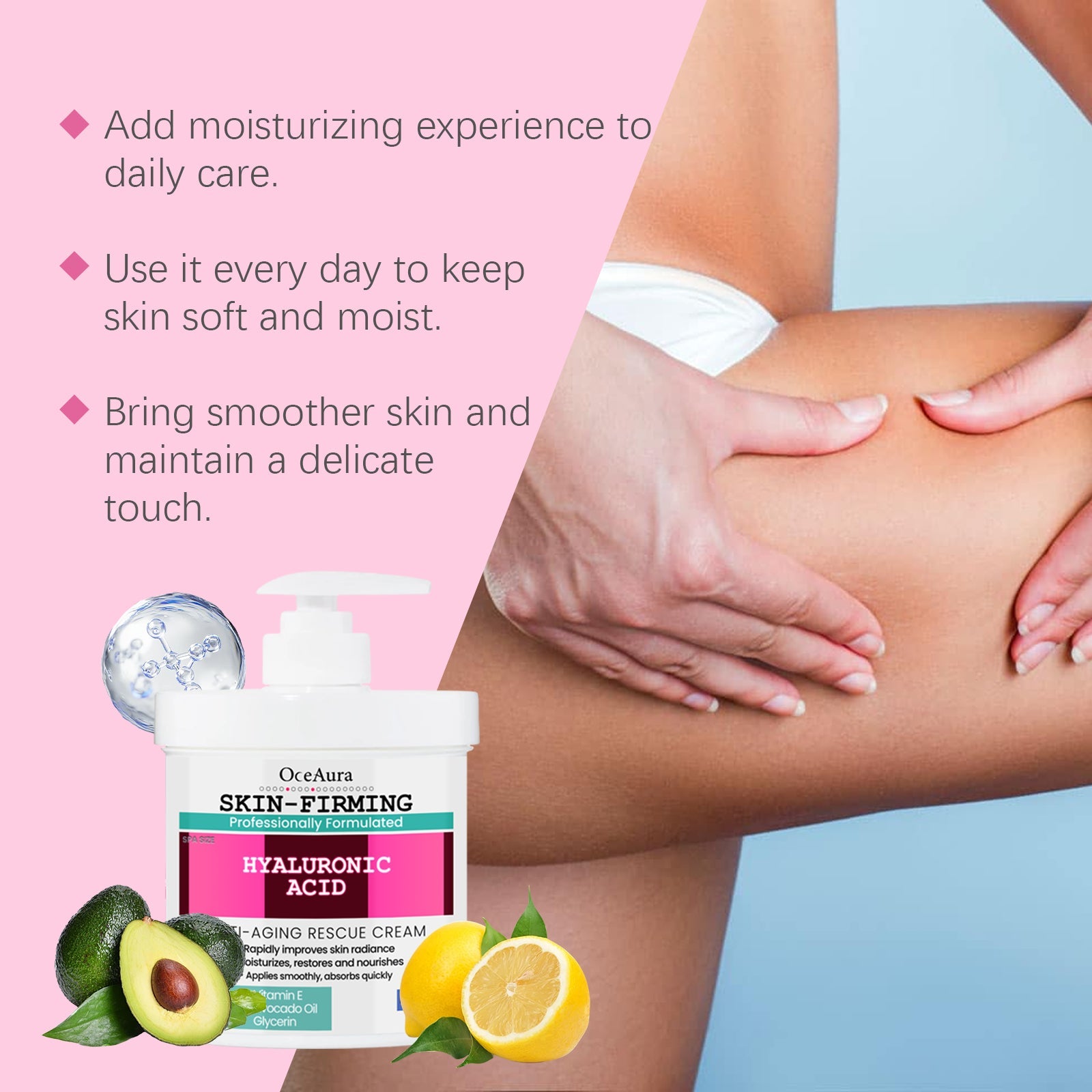 Oceaura Moisturizing And Firming Cream Gently Nourishes And Hydrates Skin To Lighten Fine Lines