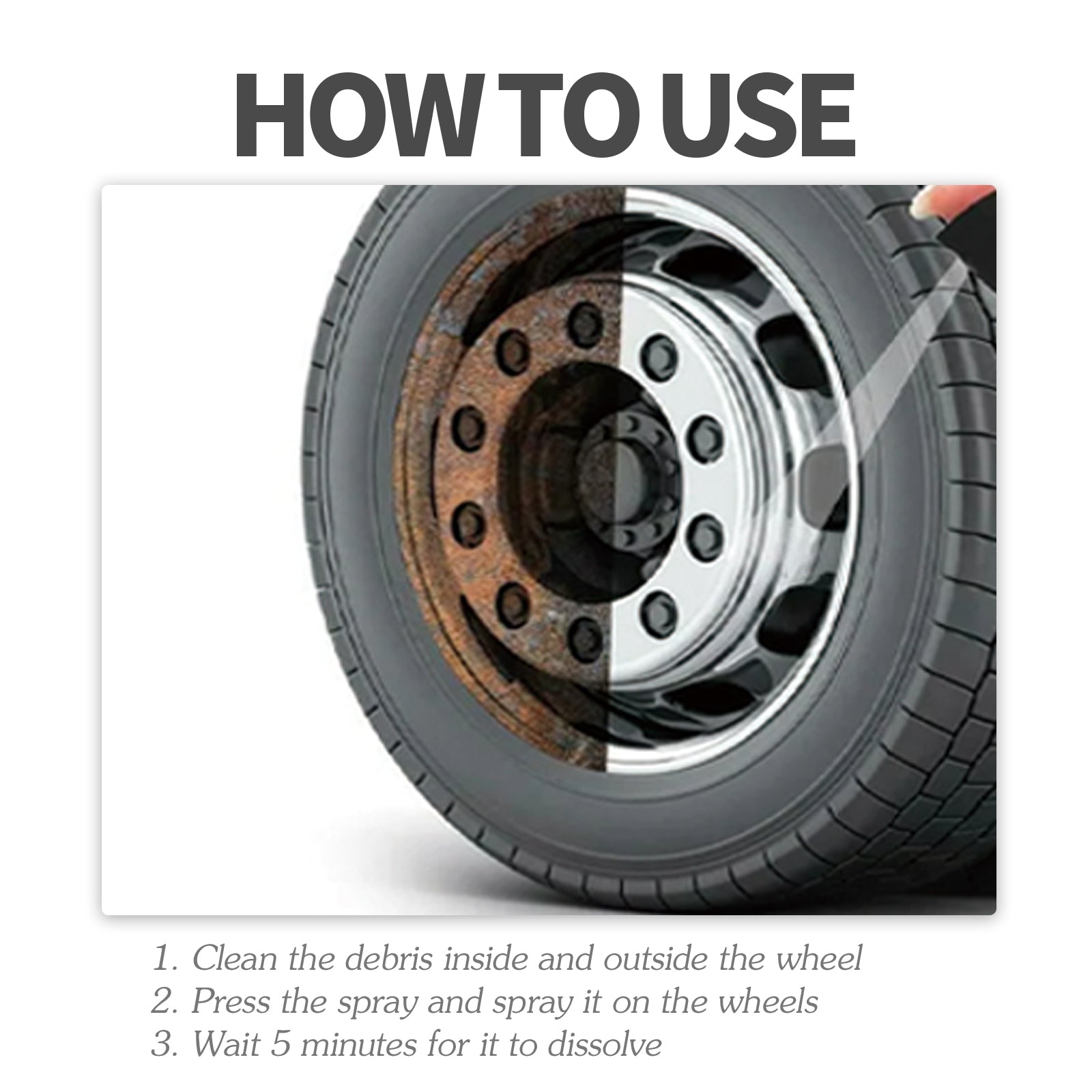 Brake Bombers, Auto Brake Disc Rust Removal Polishing Repair Wheel Abnormal Noise Cleaner
