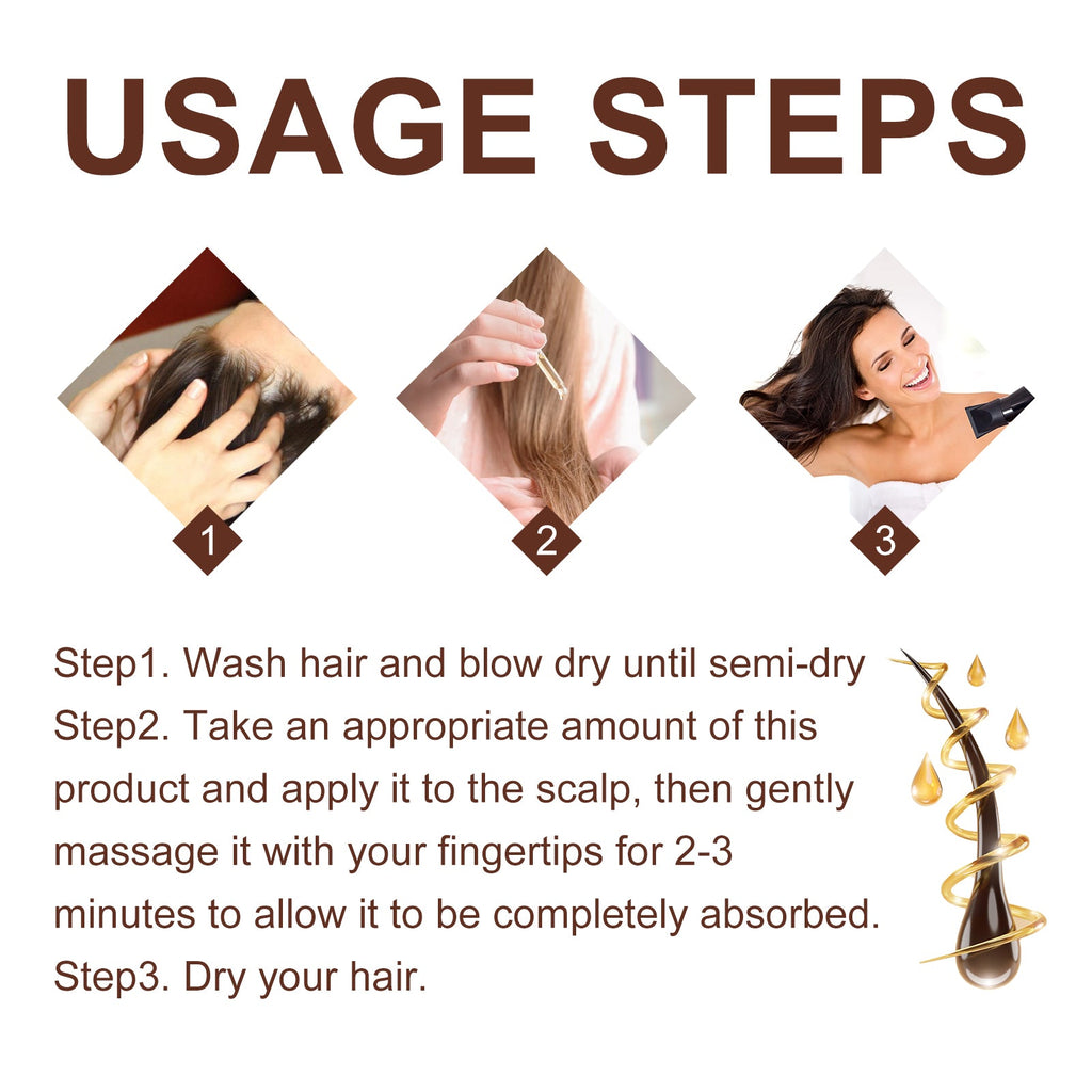 Castor Oil Hair Dense Essential Oil Repair Damaged Hair, Nourish Scalp, Strengthen Hair And Prevent Hair Loss