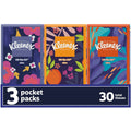 Kleenex On The Go Packs Facial Tissues, 3-ply, White, 30 Sheets/pack, 36 Packs/carton