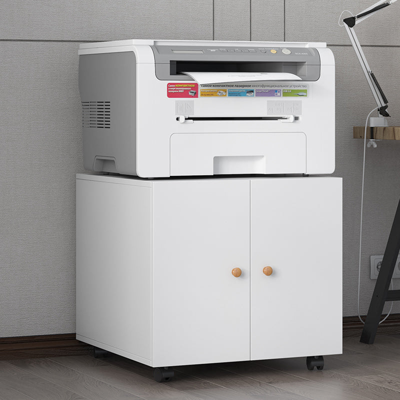 Office furniture Copier Cabinet white mobile pedestal file Printer Stand