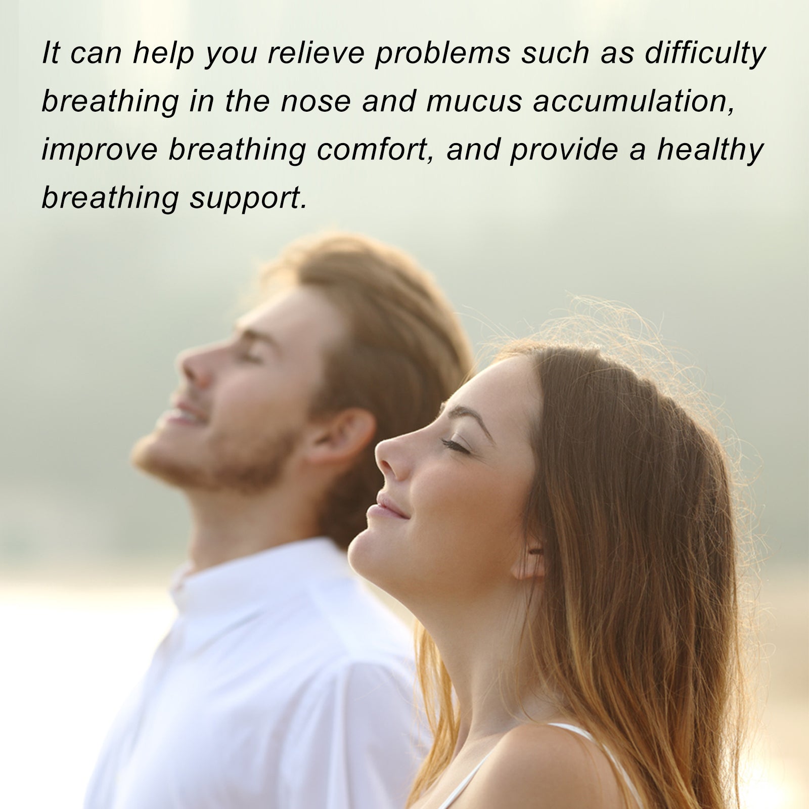 Breathe Easy Nasal Therapy Device, Relieve Nasal Congestion And Nasal Irritation Clean Nasal Passages Body Health Care Inhalants