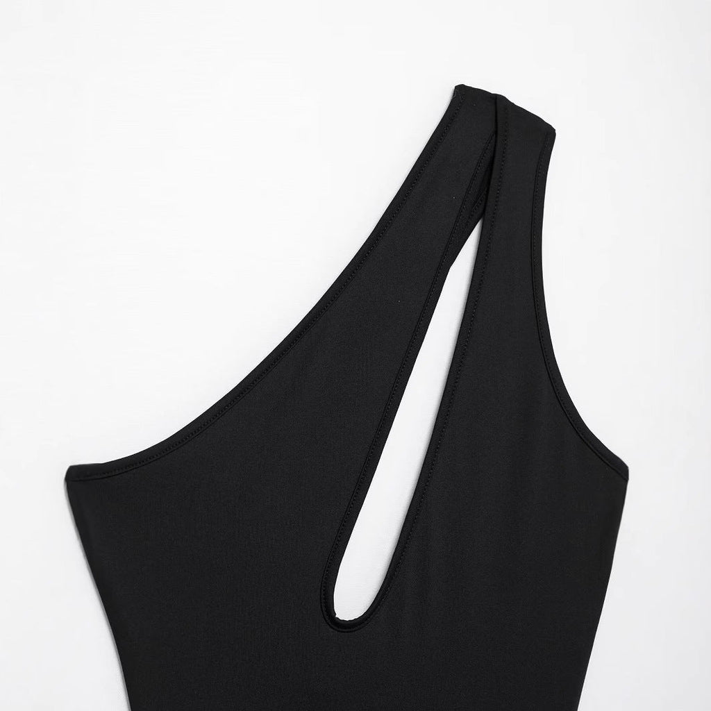 Hollow out vacation diving swimsuit one-piece swimsuit for women