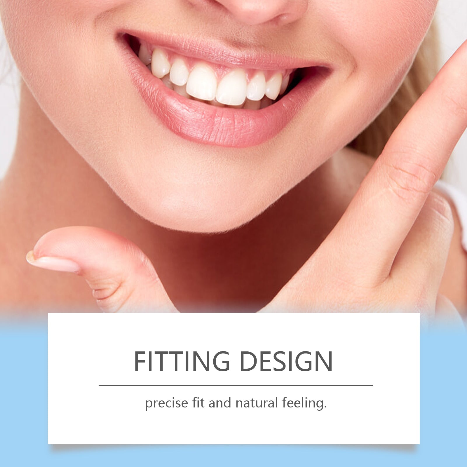 Cosmetic Denture Set, Improve Smile Comfort Cosmetic Dental Crevices Care Set