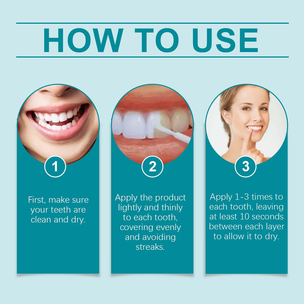 Instant Tooth Whitening Tooth Paint, Clean Tartar Very Well Tooth Dirt Yellow Teeth Care Dental Hygiene Mild Persistent And Pure And Fresh
