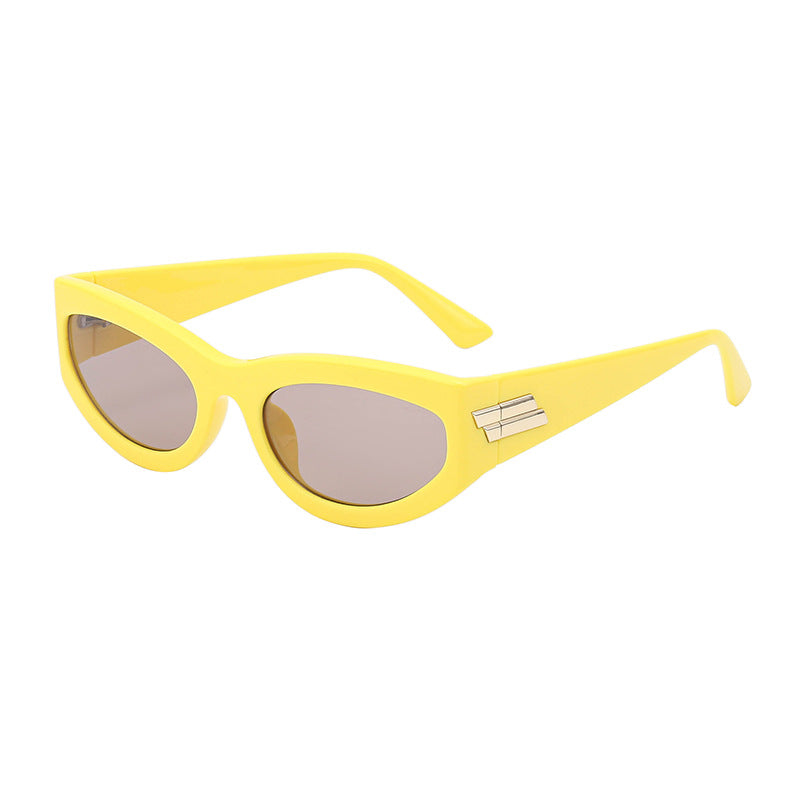 Personality Punk Style Small Box Sunglasses for Men Popular Sports Cycling Sunglasses for Women