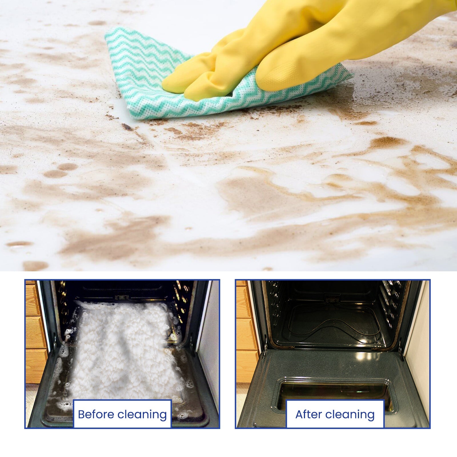 Kitchen Grease Cleaner, Kitchen Stove Kitchen Utensils Heavy Oil Stains Strong Cleaning