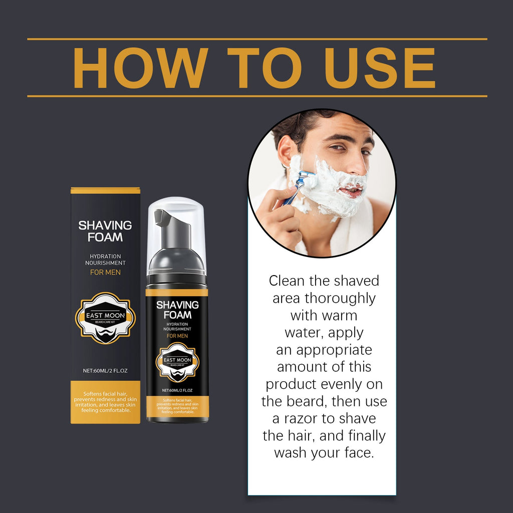 Men's Beard Care Series Gentle Clean Care Facial Hair Moisturizing And Moisturizing Care