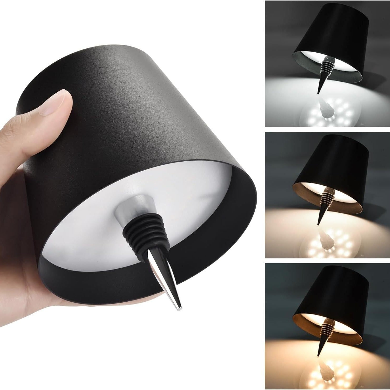 LED Creative Wine Bottle Light for Bar: Movable, Rechargeable, RGB Dimmable Decorative Bottle Lamp