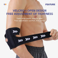 Outdoor sports fitness tennis training running adjustable fixed elbow strap protective gear