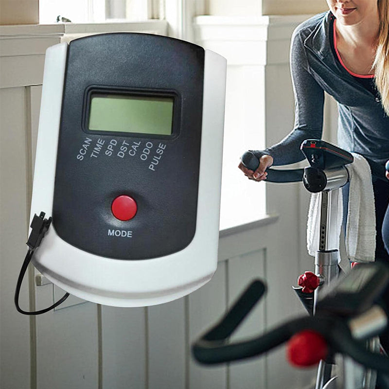 Heart - rate electronic instrument display for spinning bikes, fitness bikes. XBK webbing bikes, speed counters for treadmills