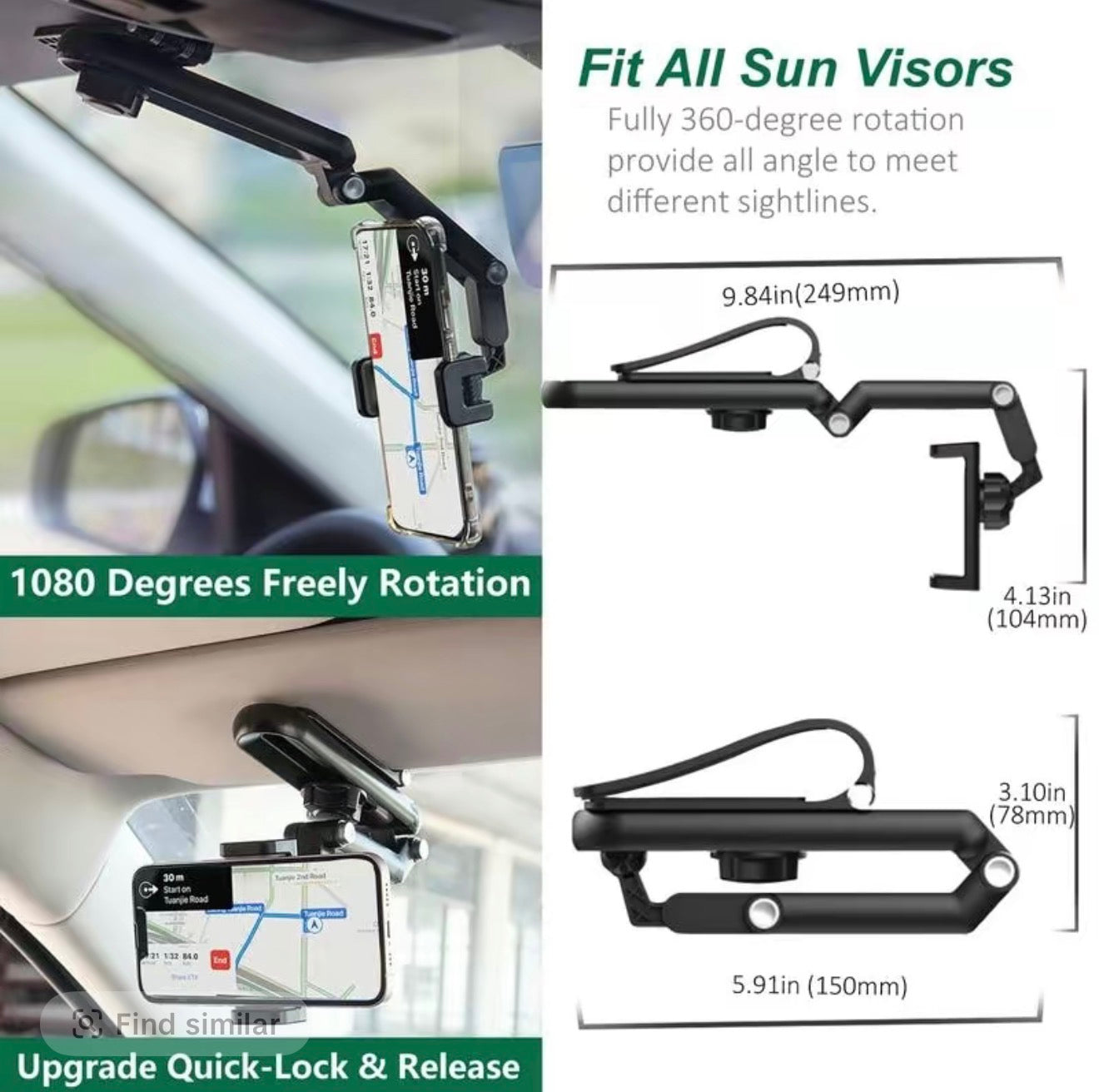 VistaGrip 1080 Car Mount