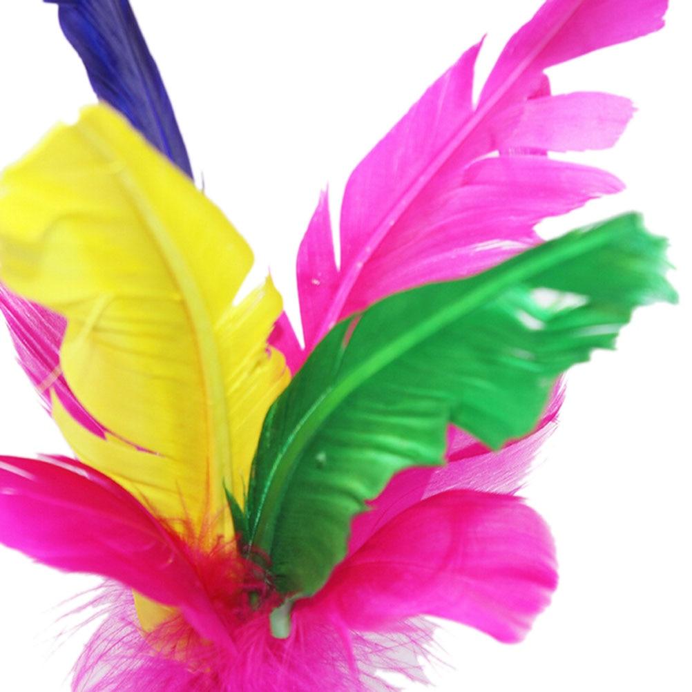 21CM Hacky Sack Foot Sports Game Brand Kick Feather Kicking Shuttlecocks Badminton