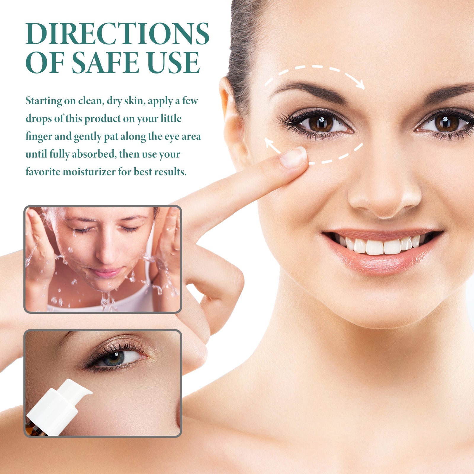 Puffy Eye Serum, Repair Essence Refreshing Hydrating Firming Brightens The Nicotinamide