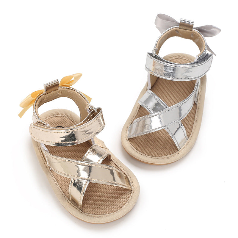 Summer 0-1 Year Old Baby Toddler Shoes Soft Bottom Wiping Empty Baby Shoes Breathable Sandals