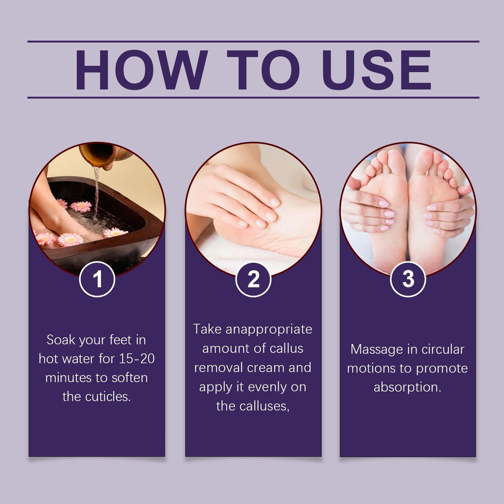 Foot Callous Removal Repair Cream Gently Softers Exfoliation Soothing Dry Moisturizing Hydrating Repair Cream
