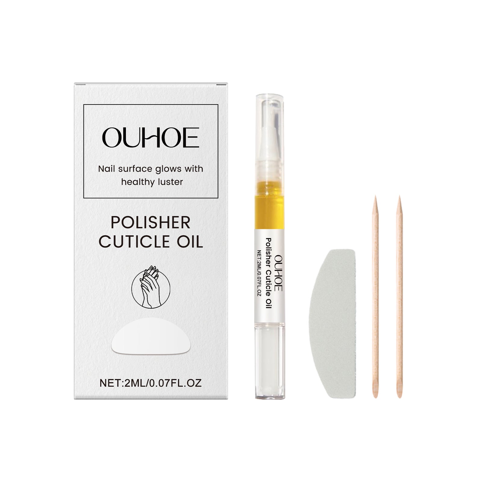 Nail Care Solution Set Improves Soft Nails By Moisturizing Cuticle And Repairing Nails