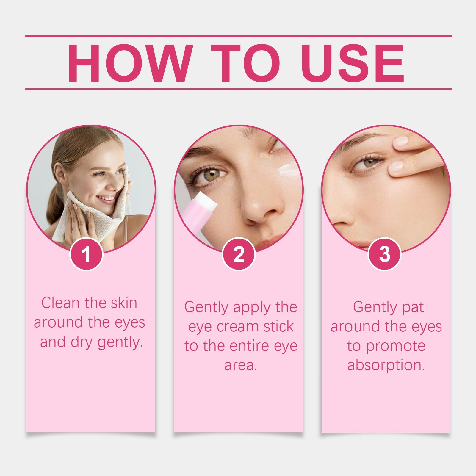Firming Eye Cream Stick Reduces Fine Lines Gentle Care Firming Eye Skin Hydrating Eye Cream Stick