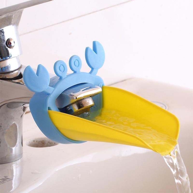 Crab Cartoon Faucet Extension Children's Guide Sink Hand Sanitizer