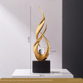 Modern Luxury Artistic Water-Rising Decorative Piece for Living Room Soft Decoration, TV Cabinet, Wine Cabinet, Office, and Entrance Hallway