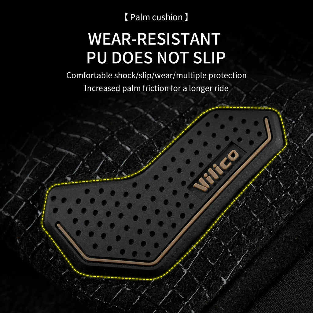 Outdoor sports warm anti slip wear-resistant shock-absorbing anti-collision touch screen road bike riding gloves